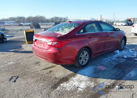 2013 Hyundai Sonata Gls из США, поврежденный, VIN 5NPEB4AC0DH730242